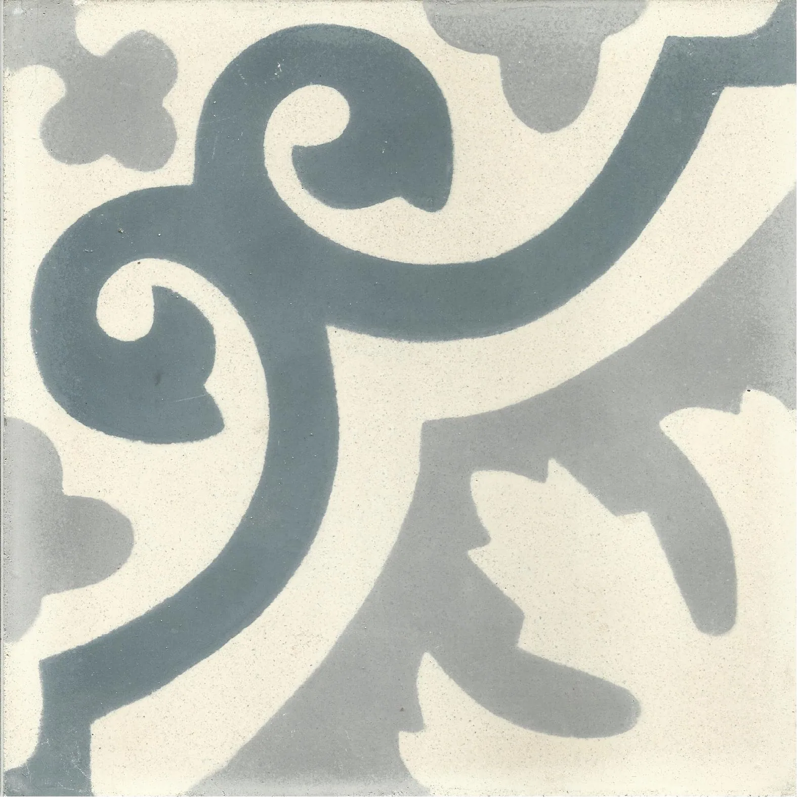 Oued Zem Lattice — Cobalt — Handmade Moroccan Cement Tile