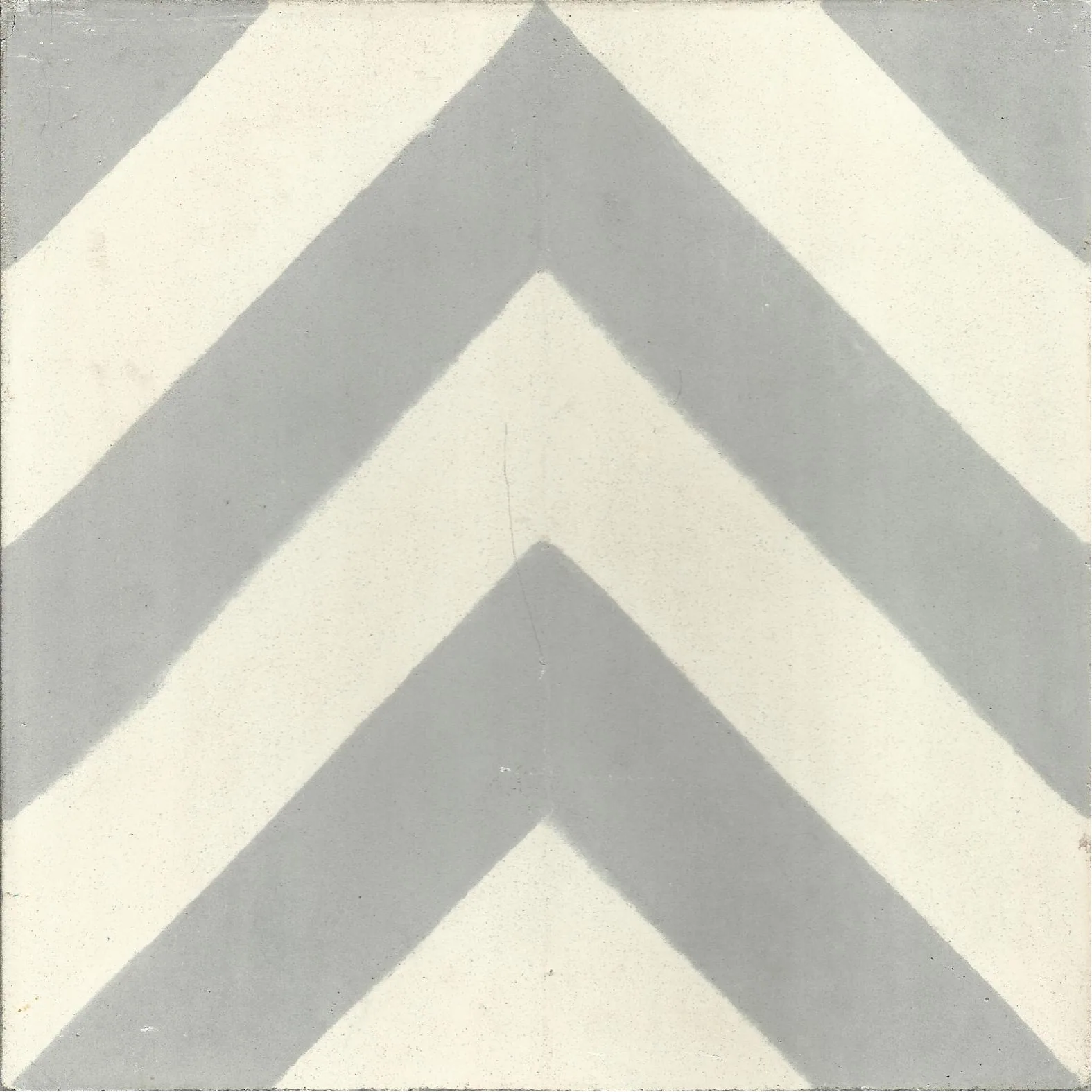 Kenitra Wave — Ivory — Handmade Moroccan Cement Tile