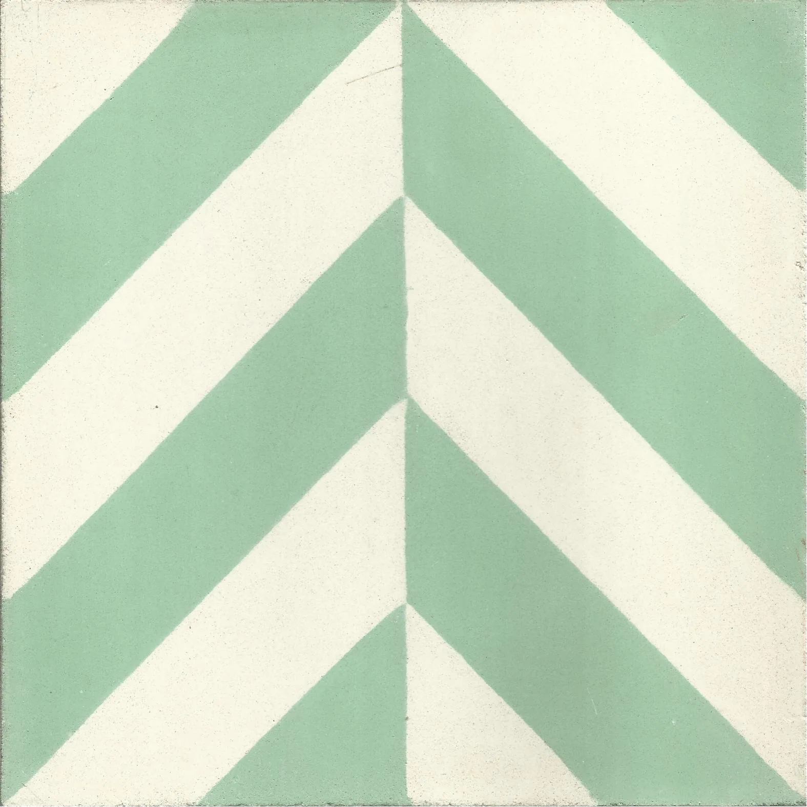 Kenitra Wave — Azure — Handmade Moroccan Cement Tile