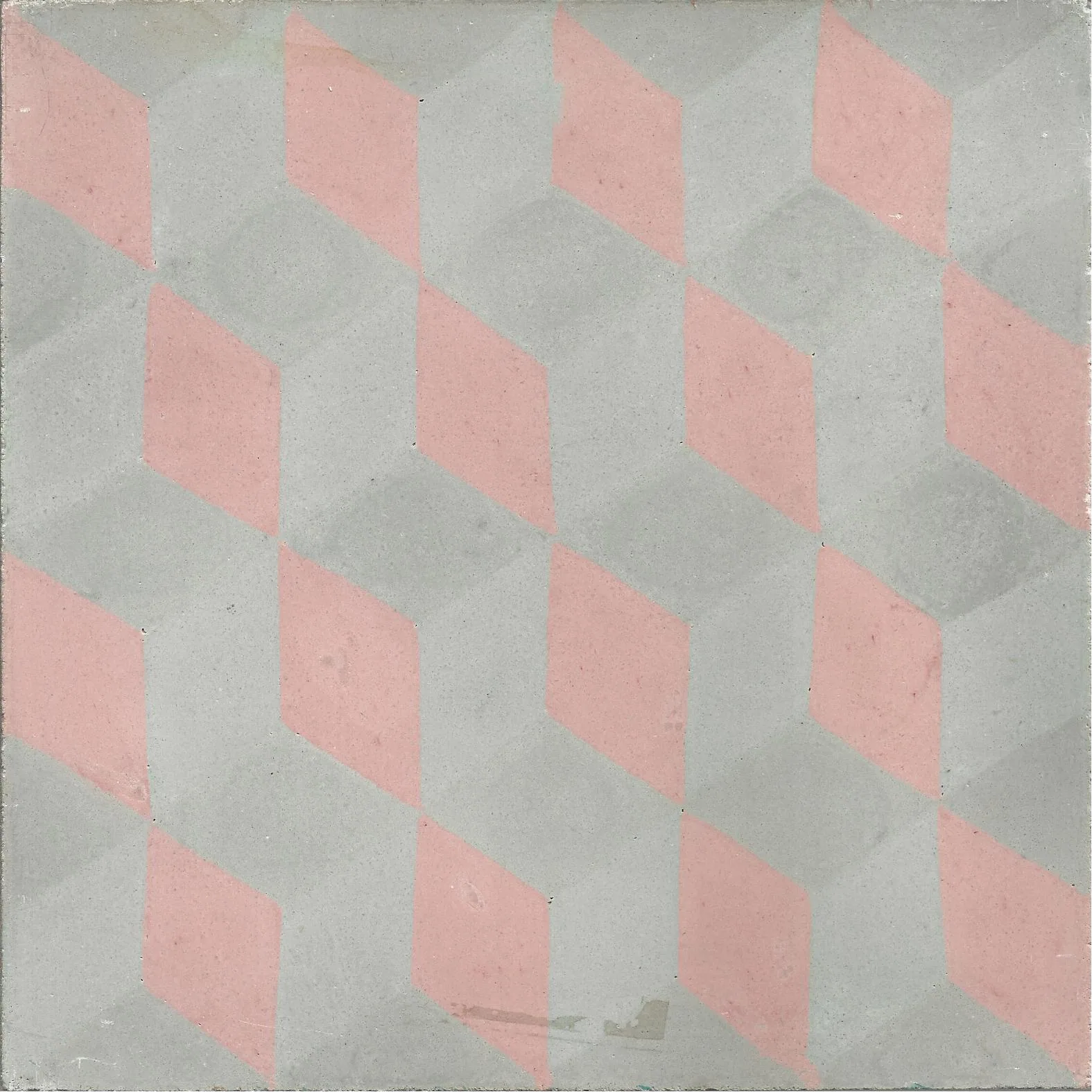 Todgha Stripe — Ivory — Handmade Moroccan Cement Tile