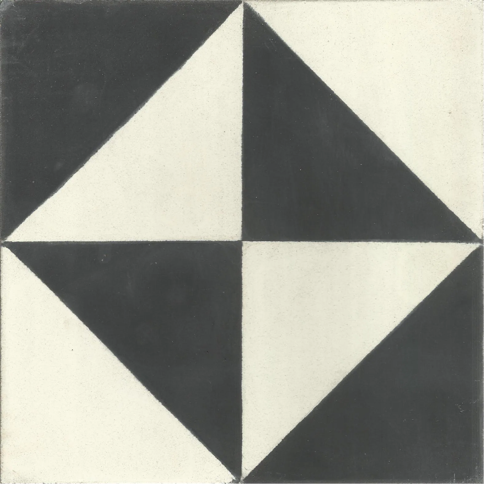 Mhamid Bloom — Ivory — Handmade Moroccan Cement Tile