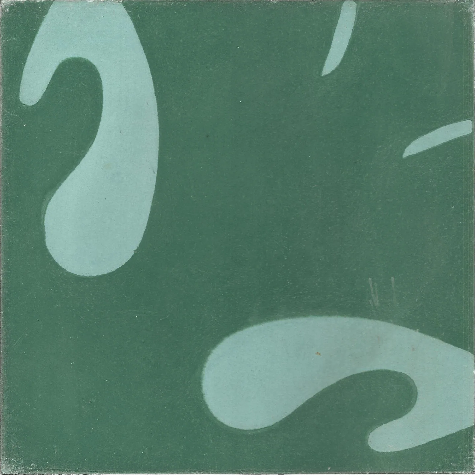 Akka Arabesque — Forest — Handmade Moroccan Cement Tile
