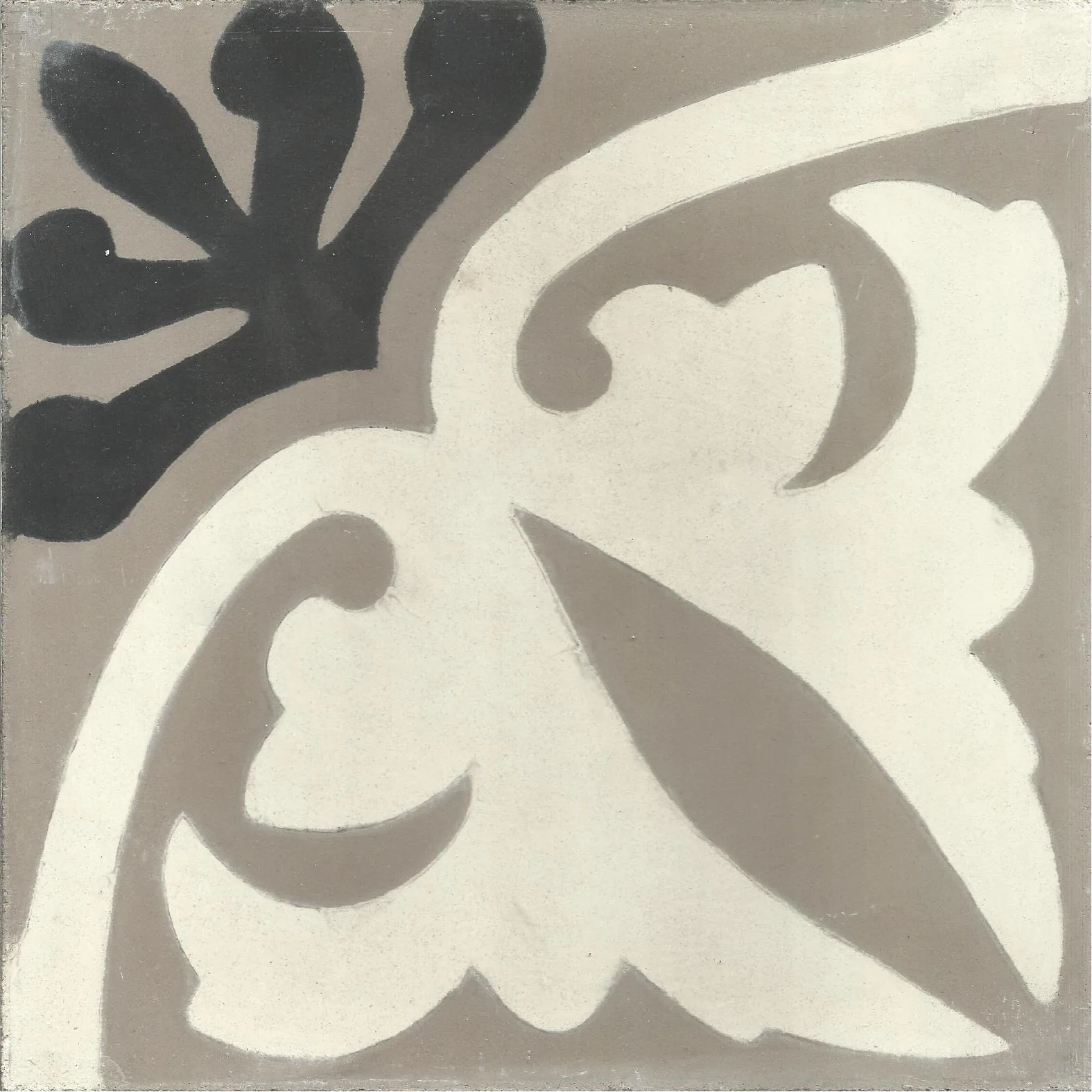 Massa Arabesque — Cobalt — Handmade Moroccan Cement Tile