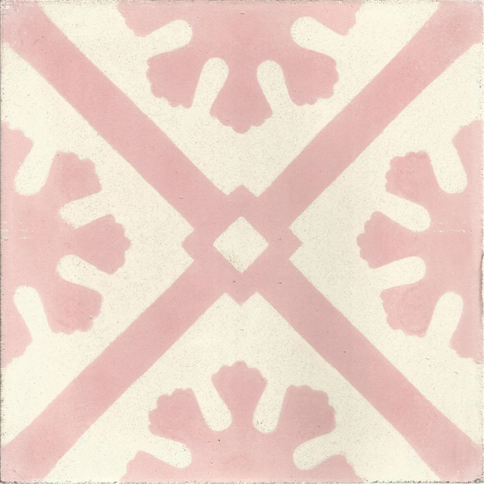 Guelmim Star — Ivory — Handmade Moroccan Cement Tile
