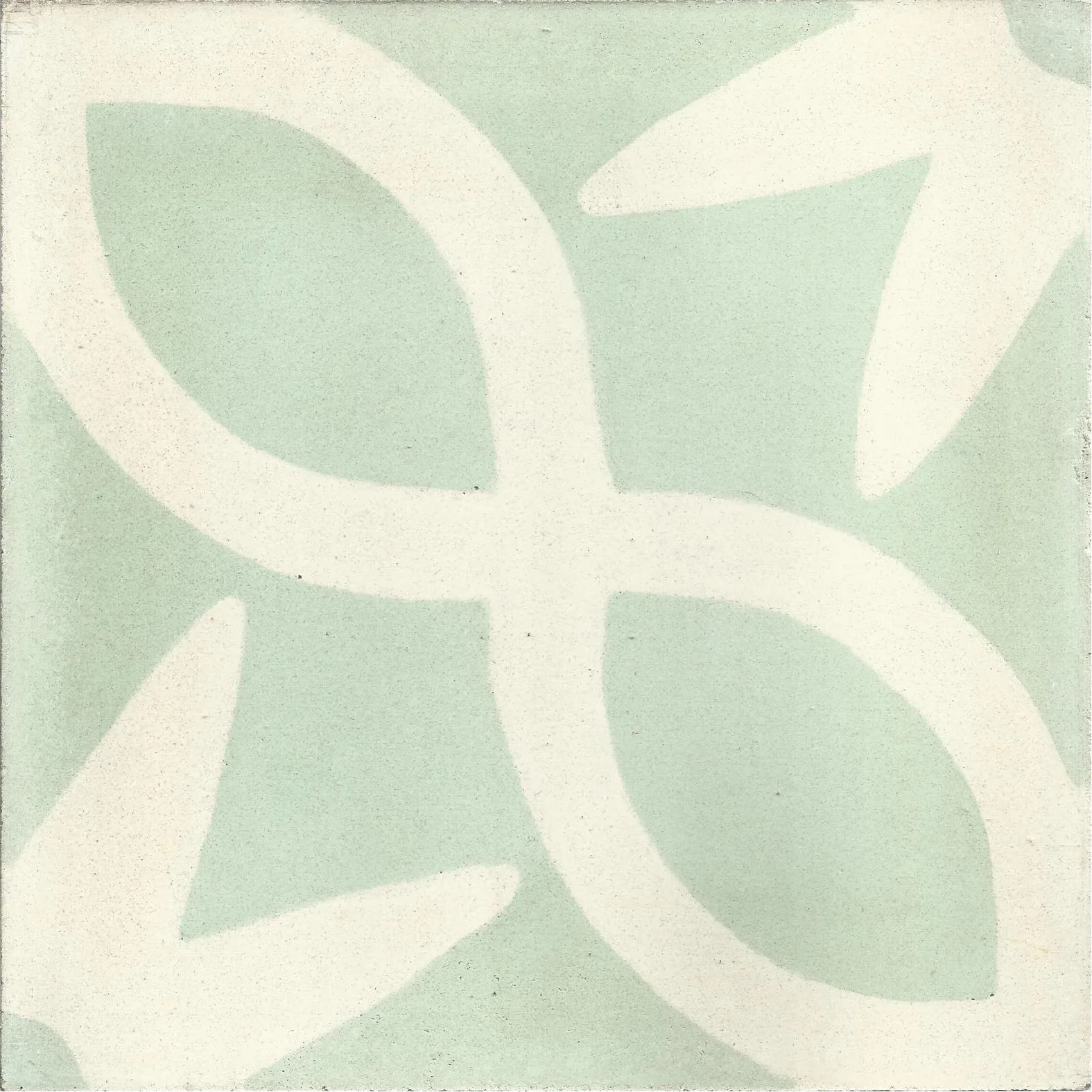 Assa Vine — Ivory — Handmade Moroccan Cement Tile