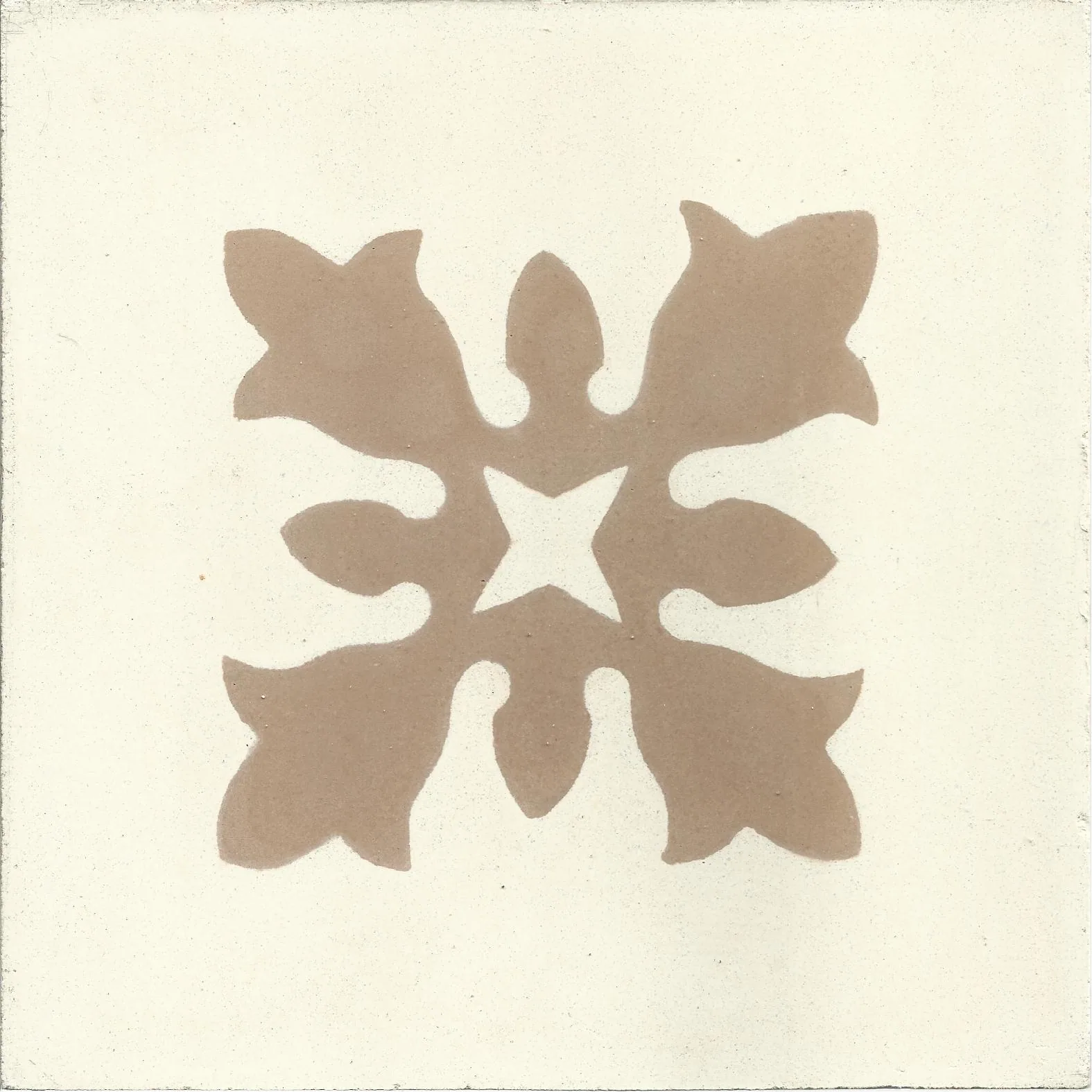 Foum El Hisn Bloom — Rose — Handmade Moroccan Cement Tile