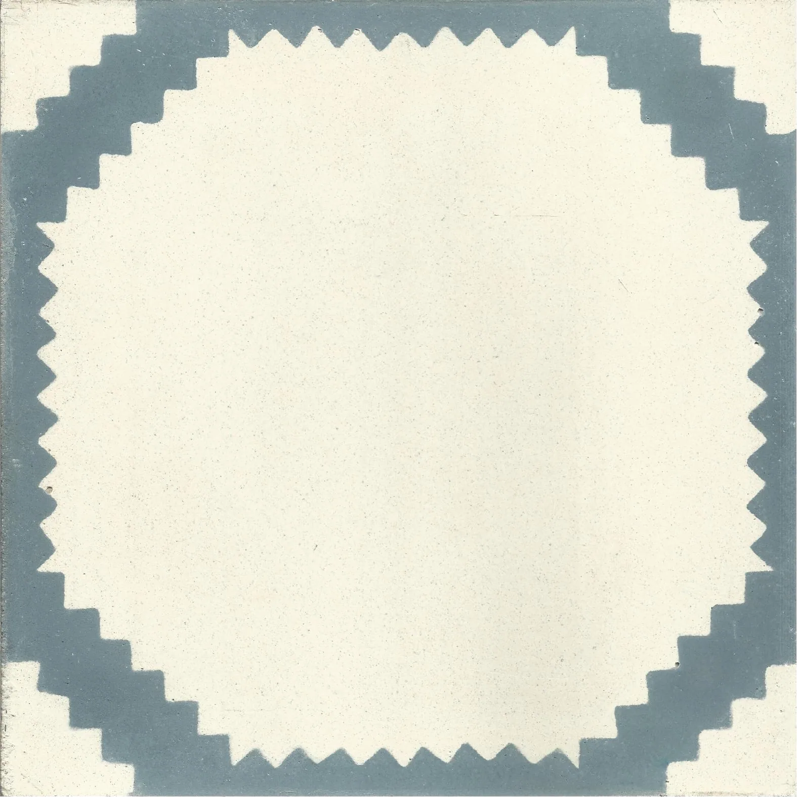 Tan-Tan Bloom — Ivory — Handmade Moroccan Cement Tile
